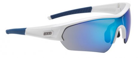 BBB BSG-43 4372 Napszemüveg -Select- fényes fehér / kék MLC